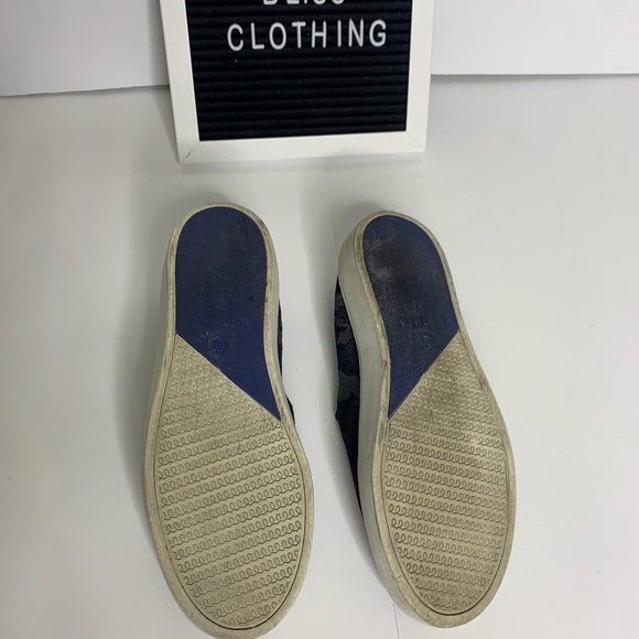 Rothy’s Gray Multi Colored Camo Athletic Slip On Platform Shoes Size 7.5 - Picture 7 of 10